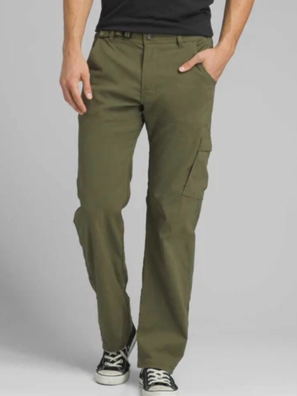 Prana technical menās olive green pants size 38